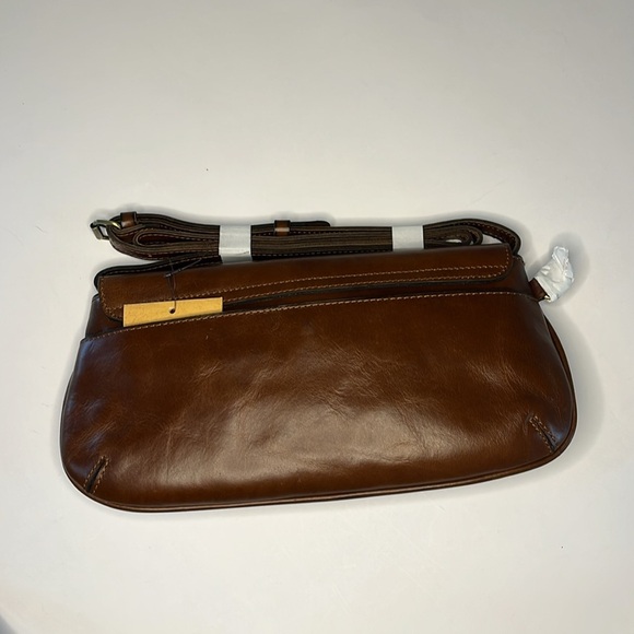 Patricia Nash Distressed Leather Caprina Crossbody - Cognac - Picture 3 of 8
